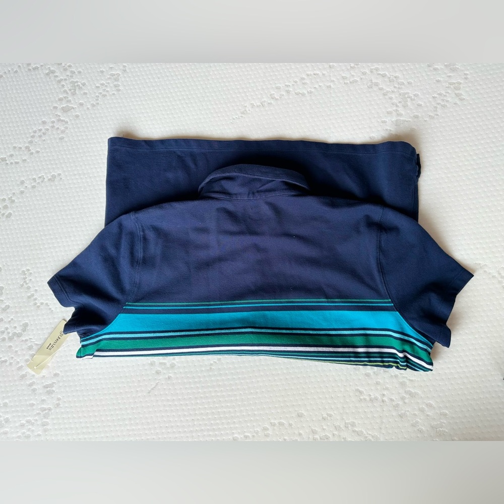 NWT St. John's Bay Women Polo Blue Shirt Size XL - Picture 6 of 8